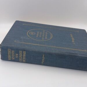 1969 Webster’s Dictionary • Retro Book Decor